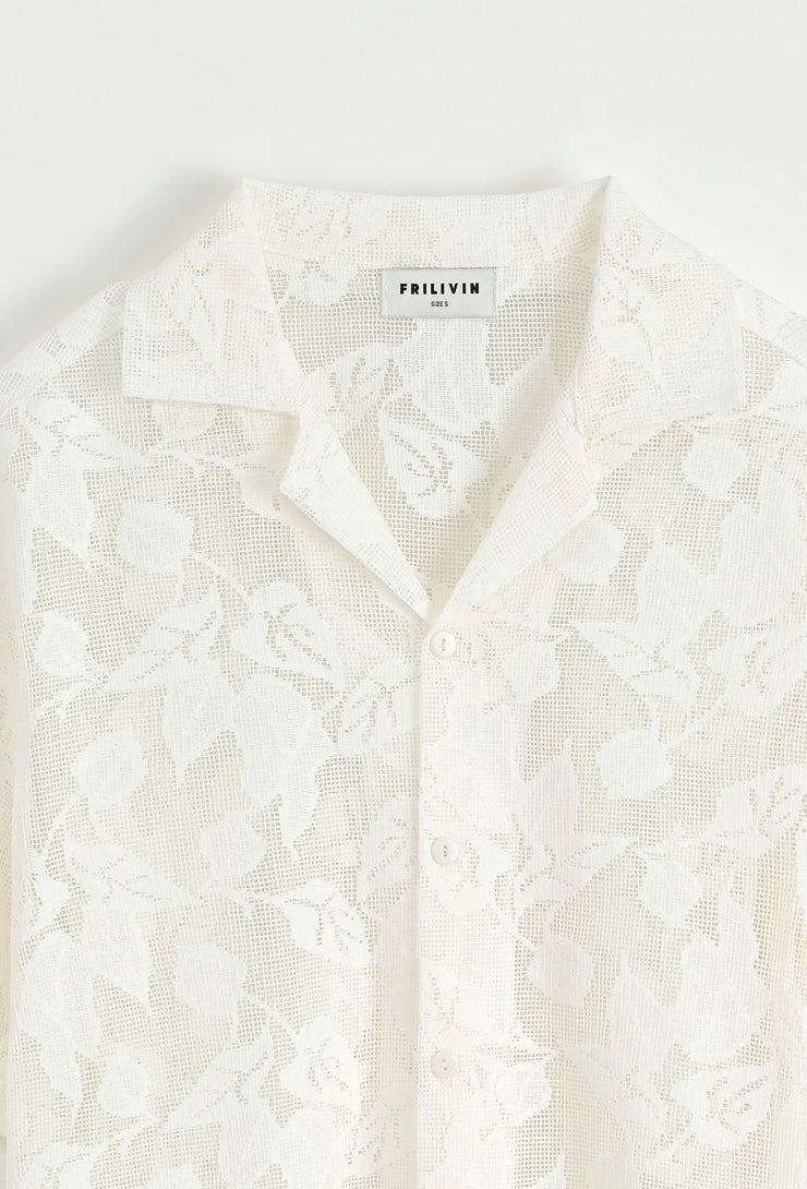 Camicia Forellata Bianca Frilivin - Hembher